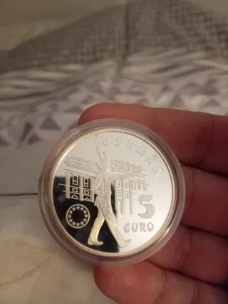 Moneda Plata Guardia Real 1998