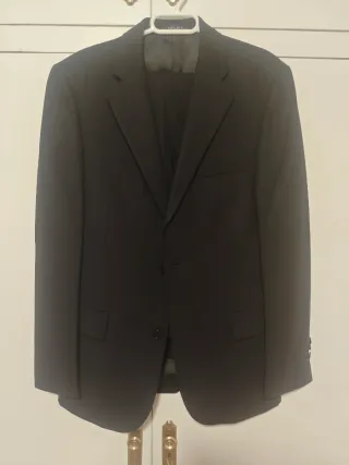 Traje Zara Man Negro Talla 46 (M)