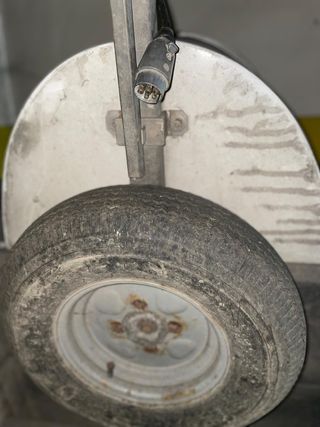 Remolque para perros.