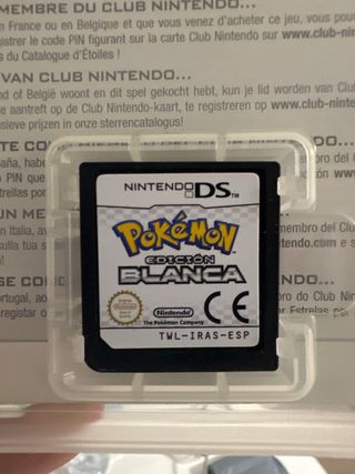 Pokemon Edición Blanca Nintendo DS