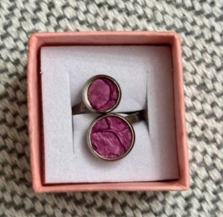 Anillo hecho a mano ajustable