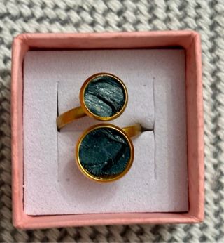 Anillo hecho a mano ajustable