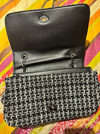 Borsa donna elegante tweed