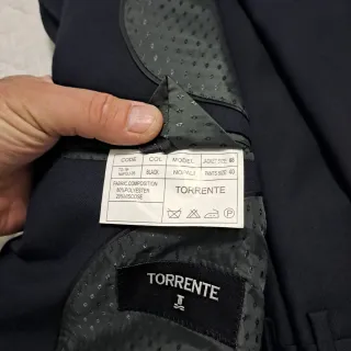 Completo uomo nero tg.48