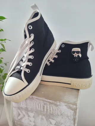 Sneakers Karl Lagerfeld Donna Nere Bianche