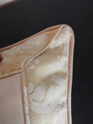 Cuscino Patchwork in seta di San leucio double fac