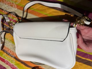 Borsa donna VERDE bianca