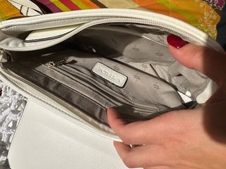 Borsa donna VERDE bianca