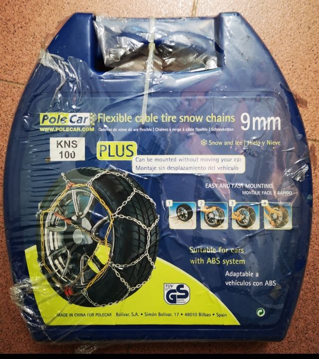 Cadenas Nieve Polecar 9mm Flexible Cable