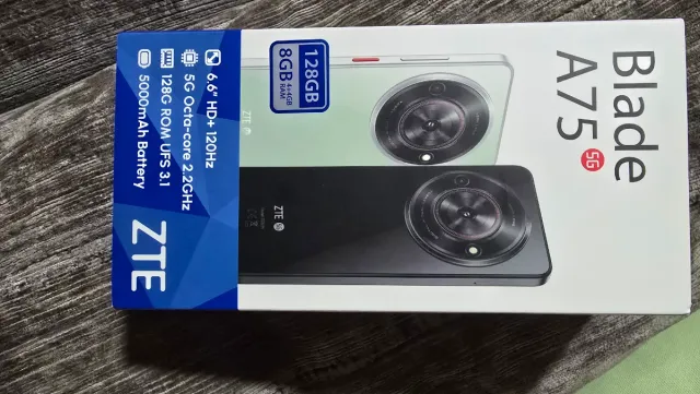 ZTE Blade A75 5G 128GB Plata/Negro