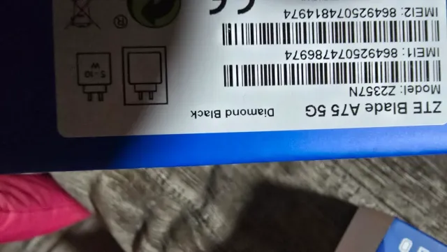 ZTE Blade A75 5G 128GB Plata/Negro