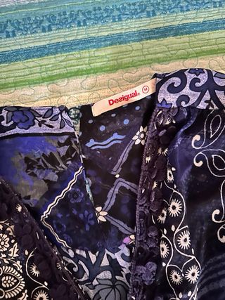 Maglia Desigual donna blu e viola