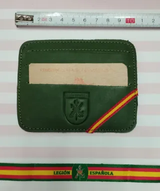OFERTA! TARJETERO PIEL LEGIÓN + REGALO PULSERA 