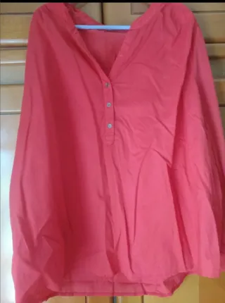 Camisa roja mujer T44