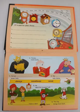 Muzzy english, español, français,deutsch, italiano