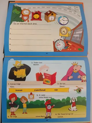 Muzzy english, español, français,deutsch, italiano