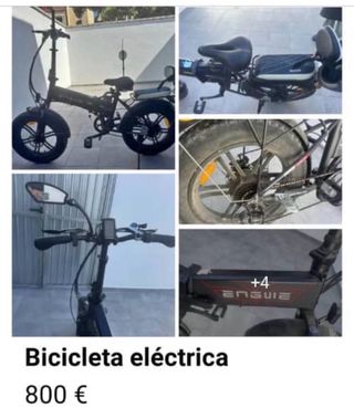 Bicicleta eléctrica plegable