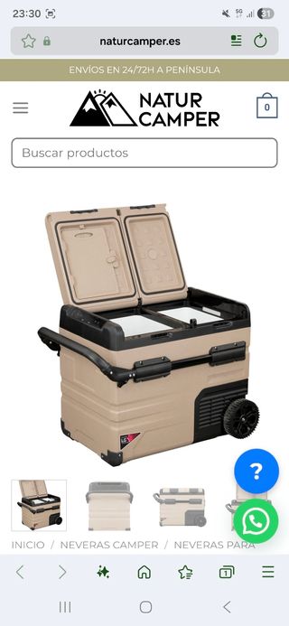 Nevera 12V con compresor