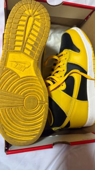 Nike Dunk High Black Varsity Maize