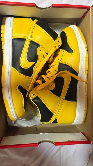 Nike Dunk High Black Varsity Maize
