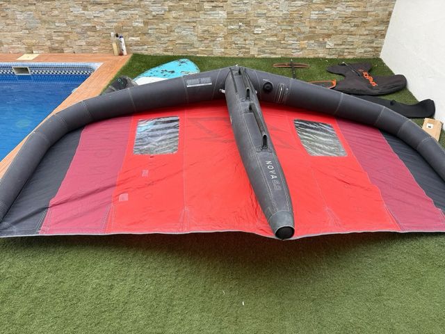 Wingfoil, Tabla Carbono y ala North y doble Foil.
