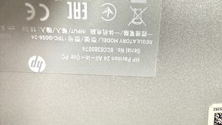 HP PC Plata/Blanco