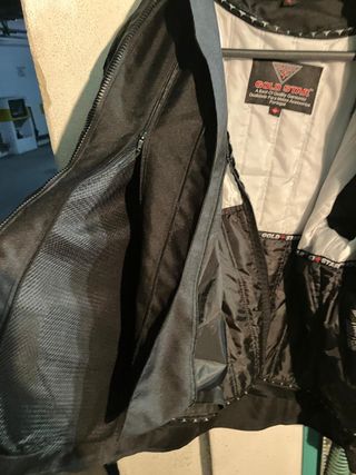 Blusão motard preto quase novo