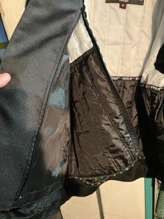 Blusão motard preto quase novo