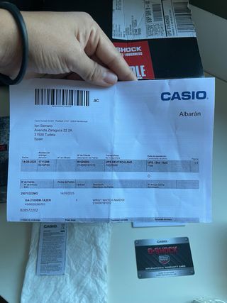  Casio G-Shock Central Cee Original Con Garantia