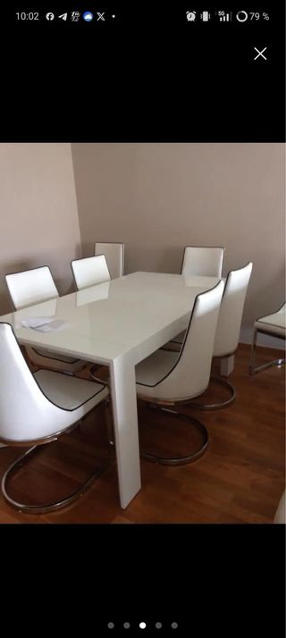 Conjunto comedor diseño italiano