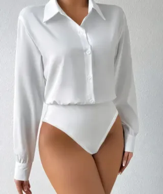 Body camisa blanco