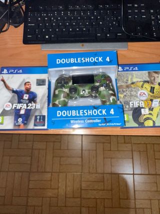 Mando PS4 + FIFA 23 y FIFA 17