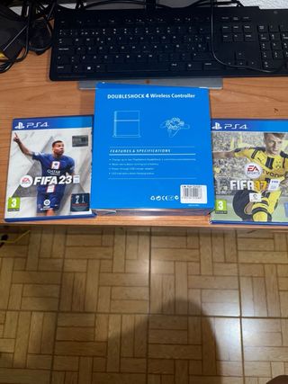 Mando PS4 + FIFA 23 y FIFA 17