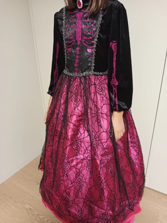 Disfraz Halloween Esqueleto Niña Talla 10-12