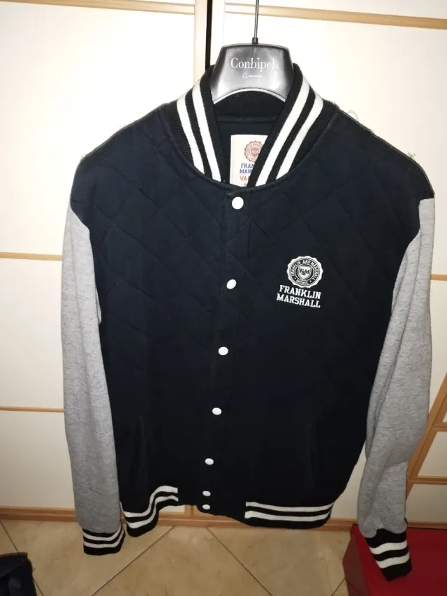 Giubbino Franklin Marshall nero/grigio