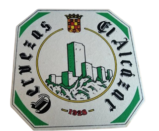 Antiguo y raro Posavasos Cerveza El Alcázar
