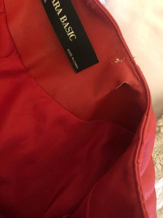 Chaqueta Zara Basic Roja