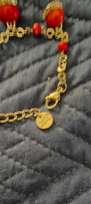 Bracciale Amo Capri Corallo e Oro