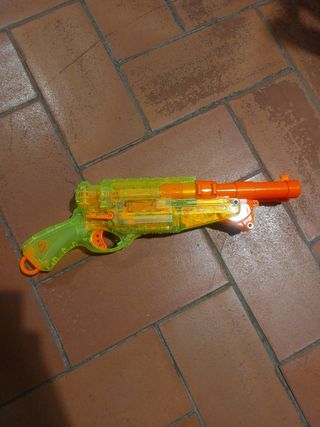 Pistola Nerf Doppietta Trasparente