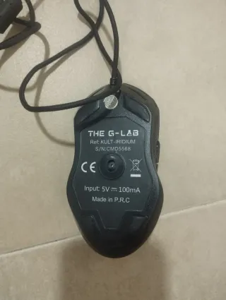 Ratón Gamer The G-Lab Negro