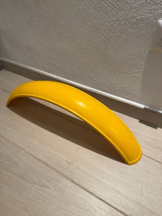 Parafango moto Nava cross epoca vintage giallo