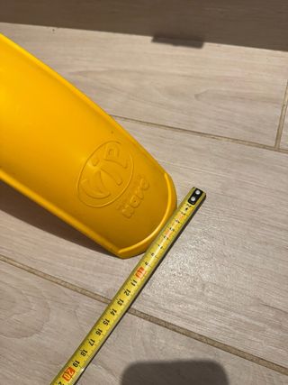 Parafango moto Nava cross epoca vintage giallo