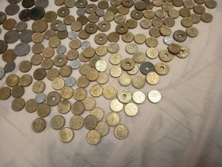 Monedas España 1, 5, 10, 25, 100 Pesetas