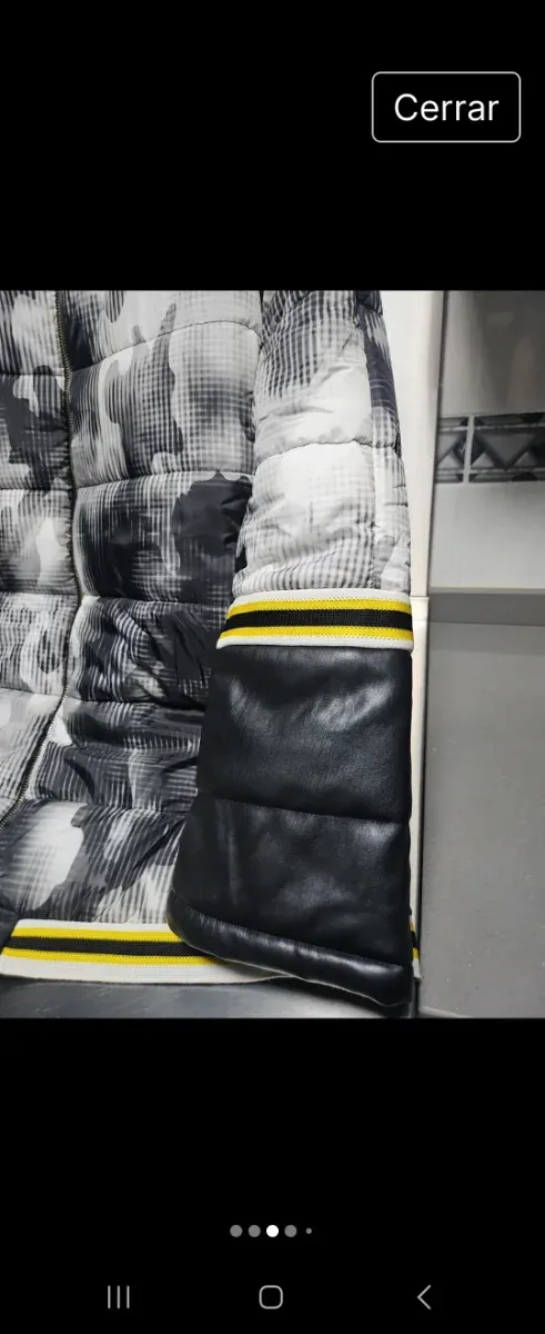 Chaquetón estampado multicolor