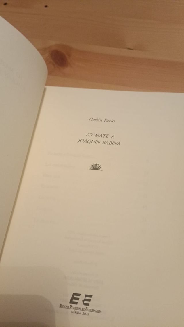 Yo maté a Joaquín Sabina