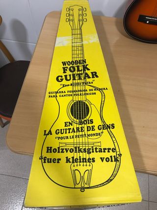 Guitarra de madera recomendada para niños
