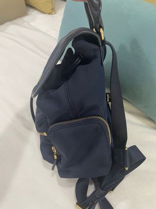 Mochila Ralph Lauren Azul y Dorada