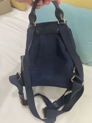 Mochila Ralph Lauren Azul y Dorada