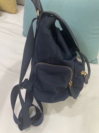 Mochila Ralph Lauren Azul y Dorada
