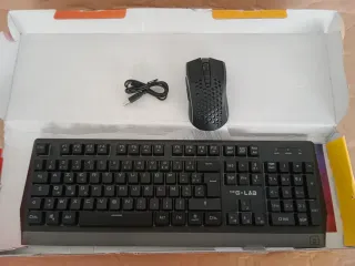 Teclado y Ratón G-Lab Negro